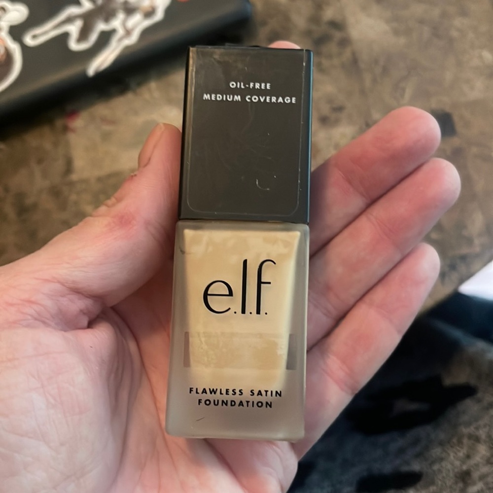 Foundation by ELF. Never touched my hand or face